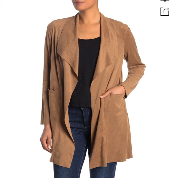 Max Studio Luce Faux Suede Topper - Picture 10 of 10